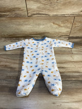 Baby Gear Quilted Animal Sleeper White sz 0-3m