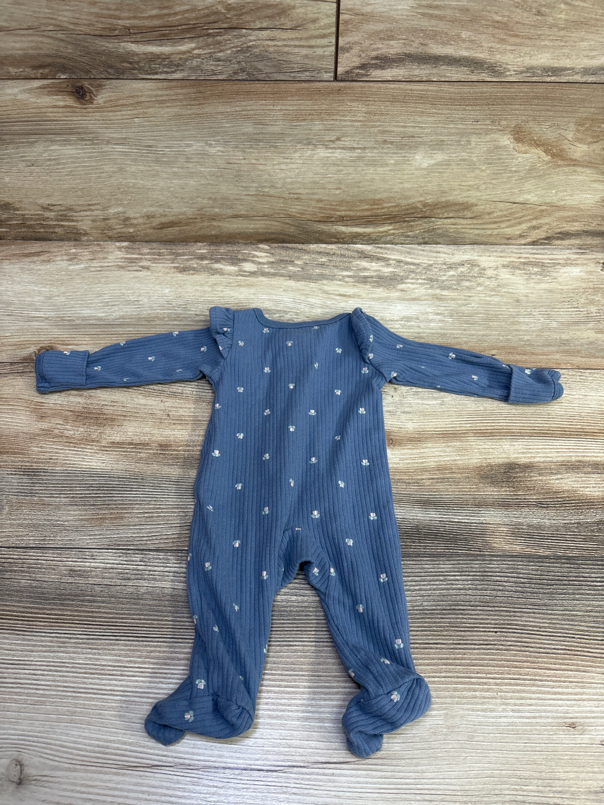 Carter's Ribbed Sleeper Blue sz Preemie