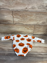 mgoYE Pumpkin Patch Sweatshirt Bubble Romper Cream sz 3-6m