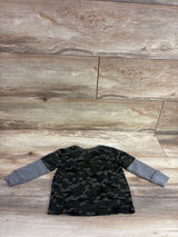 Jumping Beans Layered Sleeve Shirt Camo Green sz 12m