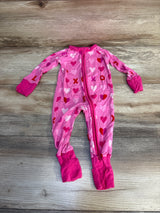 Little Sleepies Xoxo Zippy Pink sz 0-3m