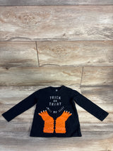 Just One You Trick or Treat Smell My Feet Shirt Black sz 2T