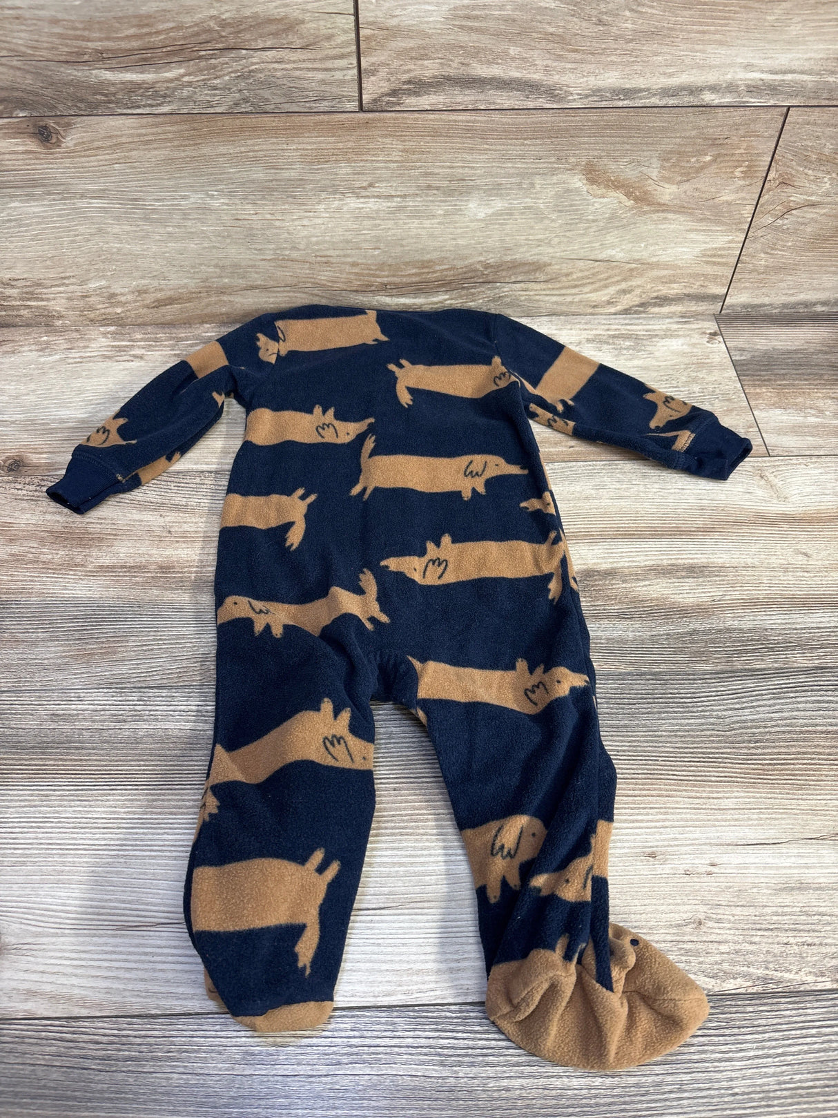 Carter's Dog Print Blanket Sleeper Navy sz 9m