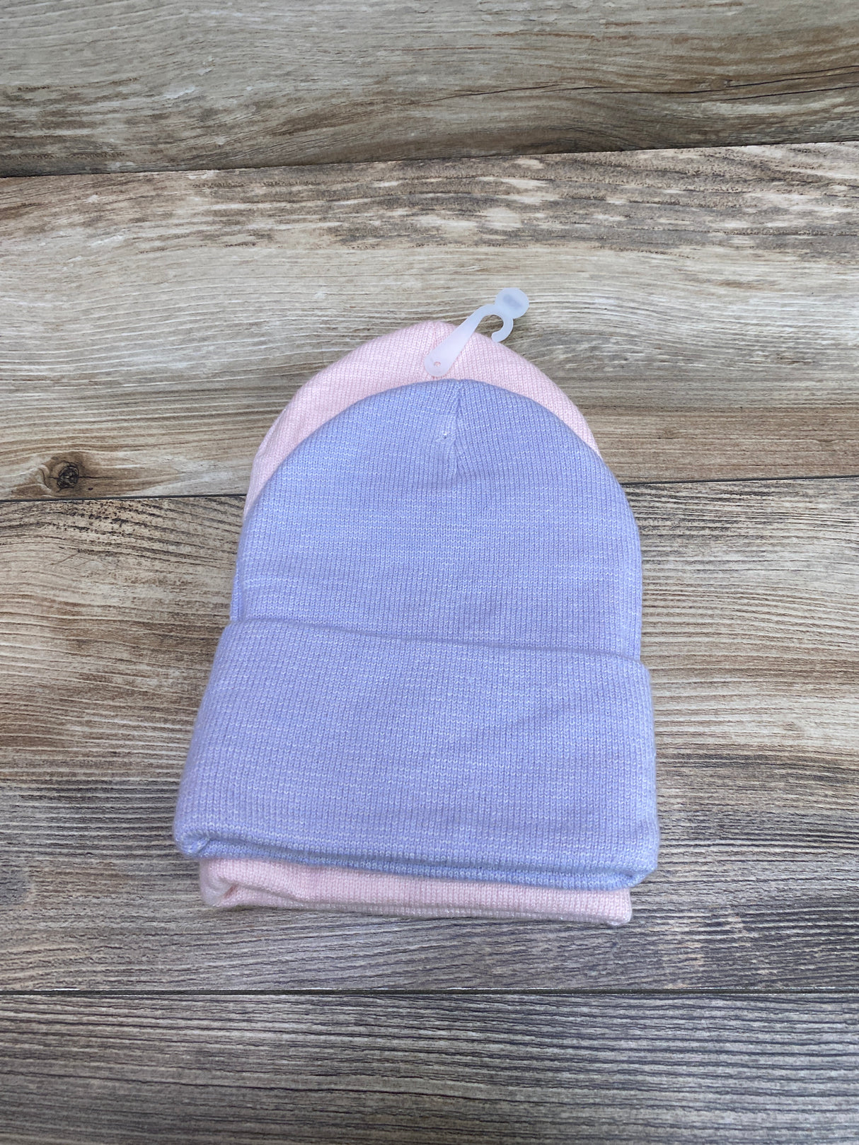 NEW NYGB 2Pk Pink/Purple Rainbow Beanies Sz 12-24m