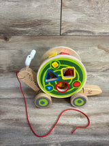 Hape Walk-A-Long Snail Shape Sorting Pull Toy