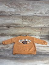Zara Pull Over Red Canyon Sweatshirt Orange sz 9-12m