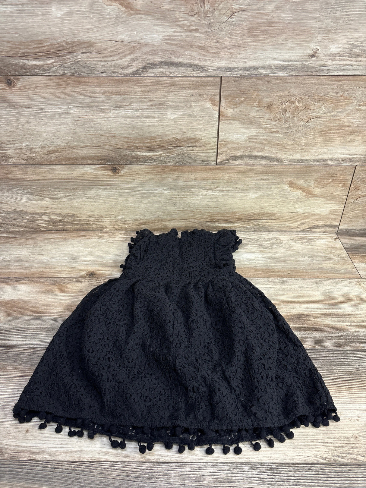 Laced Overlay Dress Black sz 3T