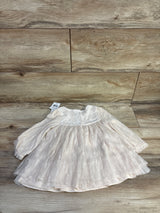 NEW Nannette Baby Long Sleeve Lace Top Cream sz 24m