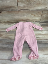 Carter's Waffle Knit Sleeper Pink sz 6m