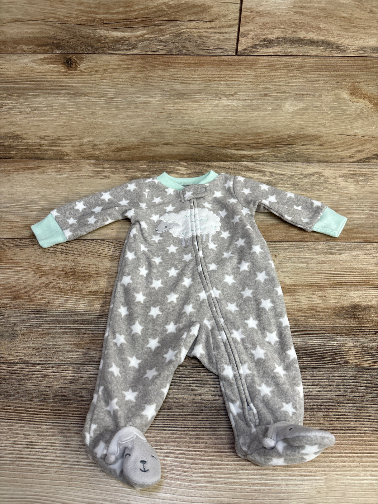 Simple Joys Sheep Blanket Sleeper Grey sz Newborn