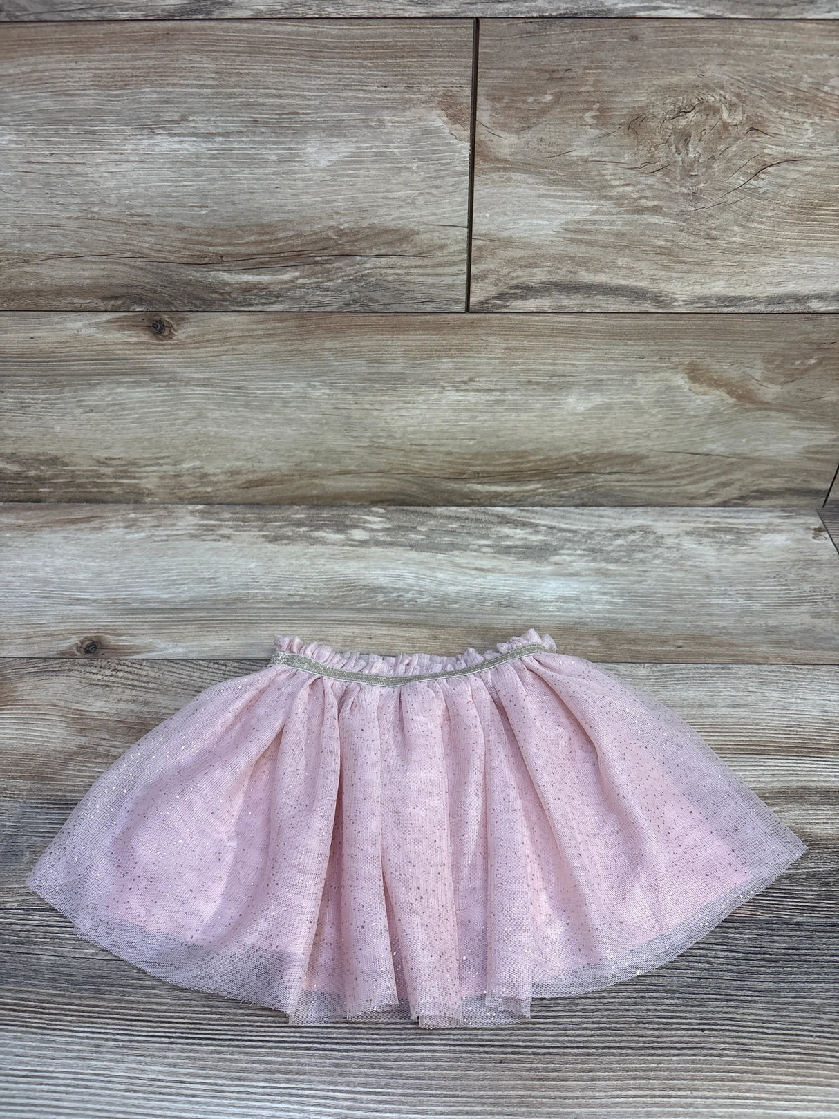Cat & Jack Tulle Sparkly Skirt Pink sz 18m