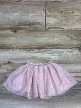 Cat & Jack Tulle Sparkly Skirt Pink sz 18m