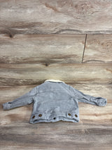 Jamie Kay Corduroy Sherpa Fleece Jacket Grey sz 6-12m