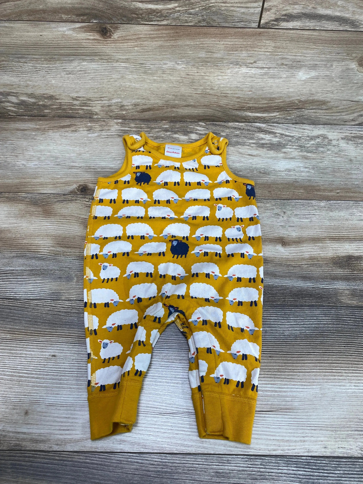 Hanna Andersson Sheep Romper sz 3-6m