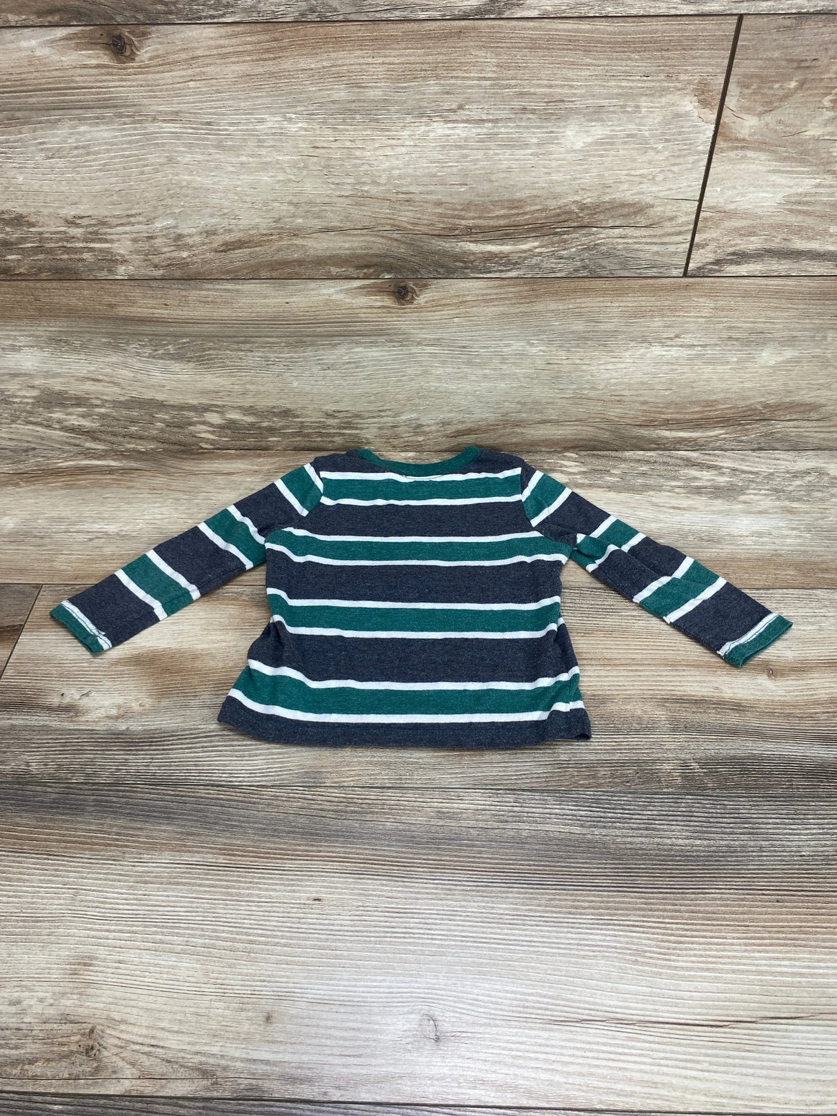 Old Navy Striped Shirt Grey sz 18-24m