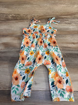 Floral Ruffle Romper White sz 9-12m - Me n Mommy To Be