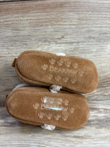 NEW Bearpaw Leather Sherpa Lined Slippers sz 2c