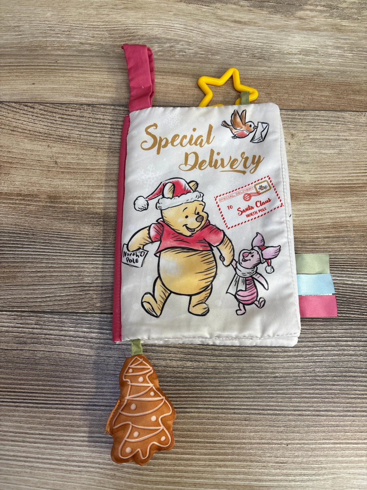 Disney Special Delivery Winnie the Pooh Holiday Soft Crinkle Book
