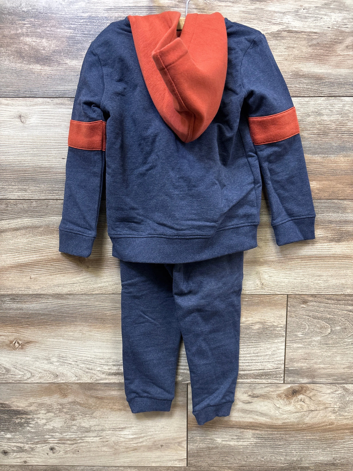 Eddie Bauer 2pc Zip-Up Sweatshirt & Joggers Set Navy sz 4T