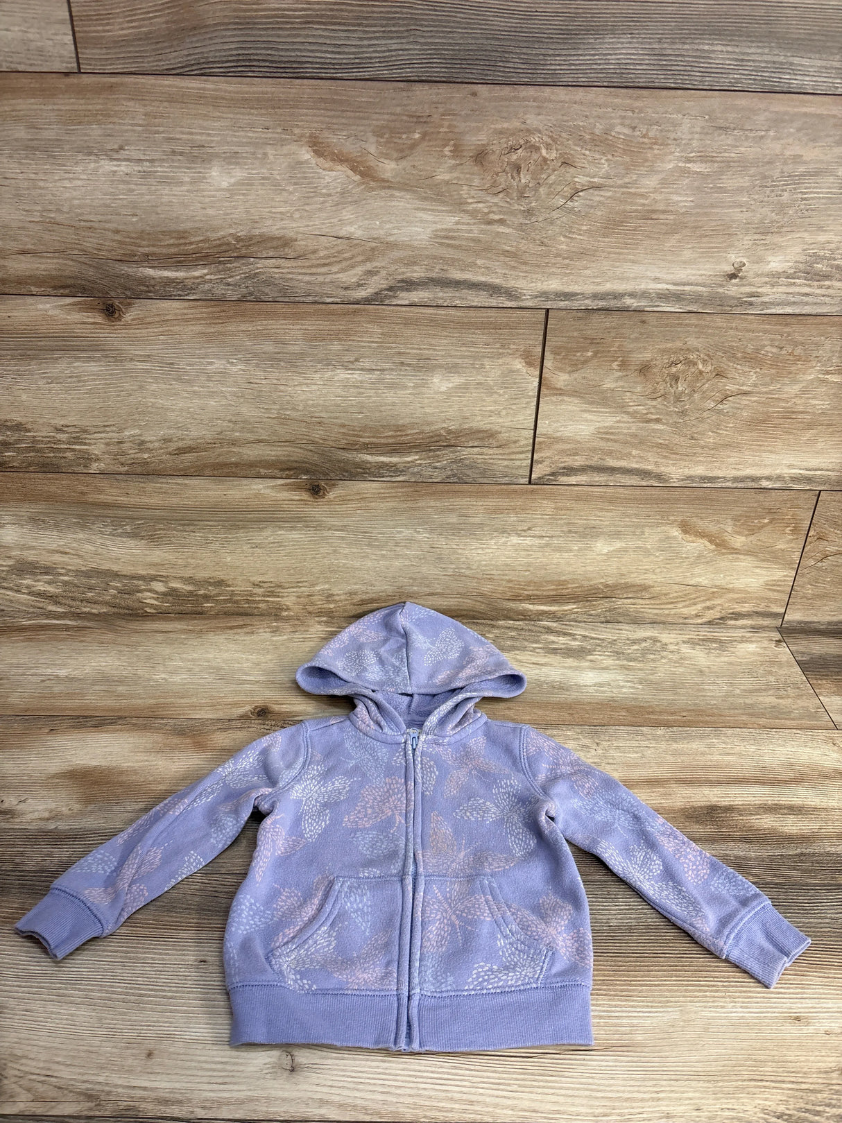 OshKosh Full Zip Butterfly Jacket Lilac sz 18m