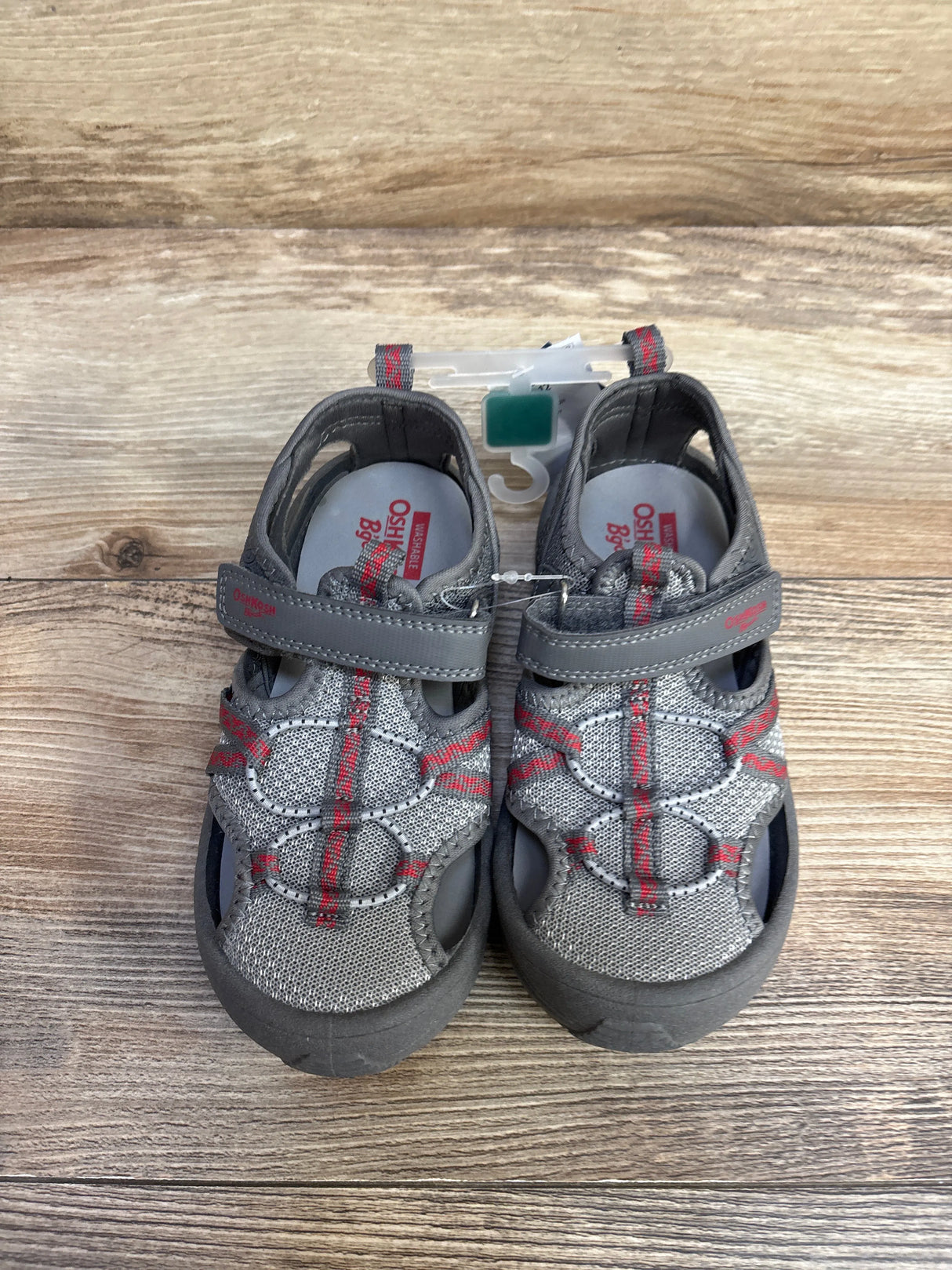 NEW OshKosh Abe Sandals Grey sz 12c
