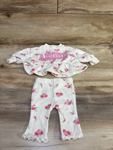 Grayson Mini 2pc Amour Sweatshirt & Joggers Set Ivory sz Newborn