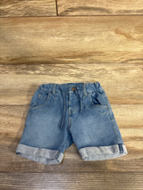 Fox Denim Drawstring Shorts Blue sz 6-12m