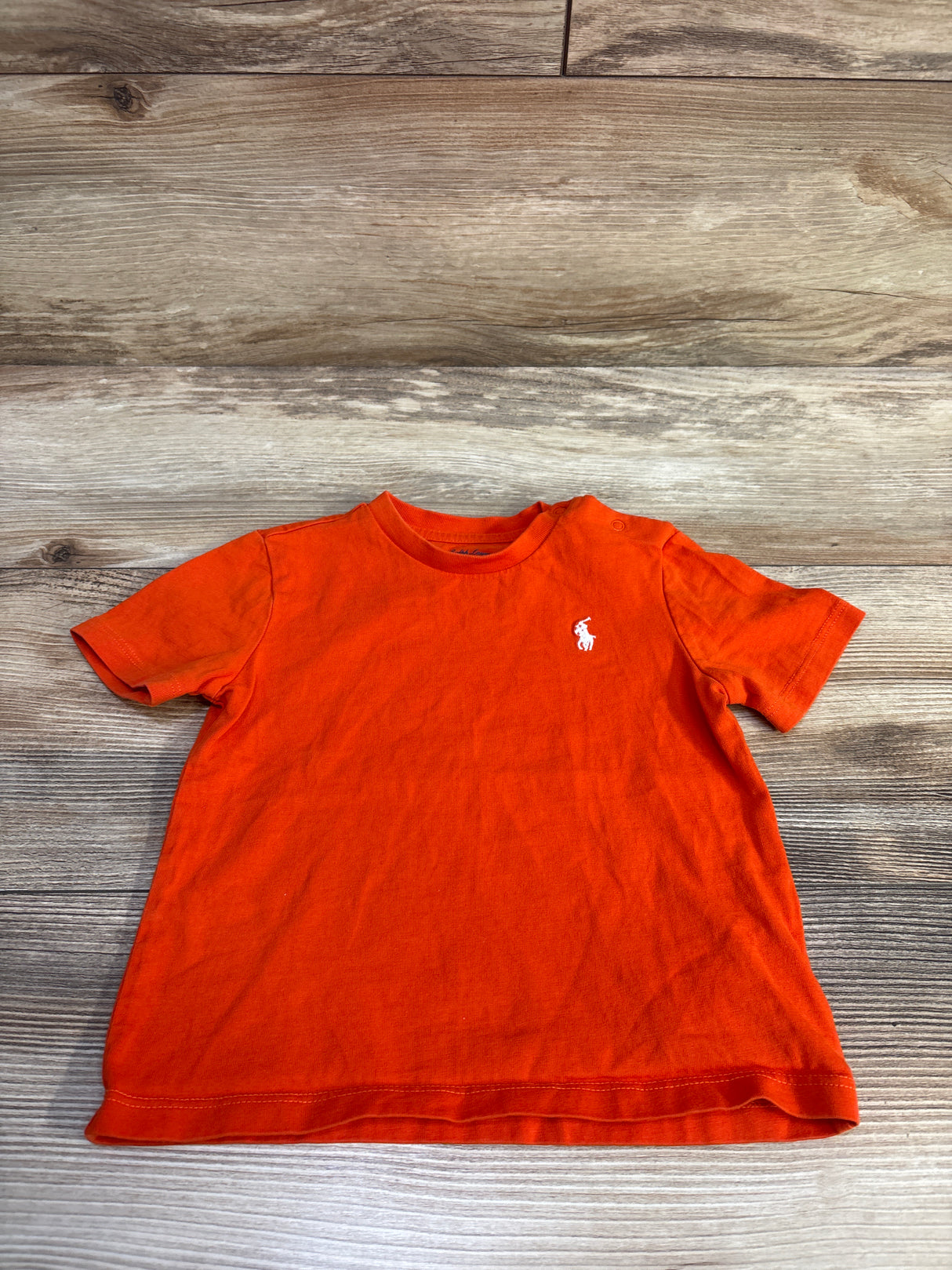 Ralph Lauren Short Sleeve Shirt Orange sz 12m