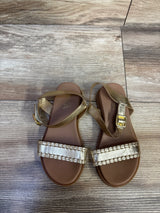 MIA Peyton Sandal Gold sz 8c