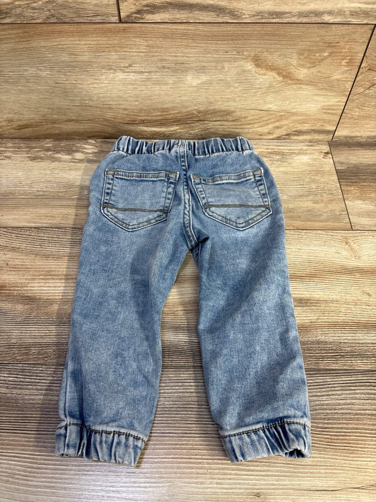 Cat & Jack Denim Drawstring Joggers Blue sz 18m