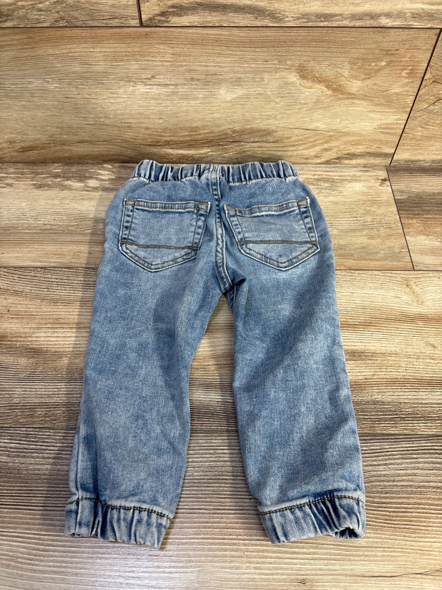 Cat & Jack Denim Drawstring Joggers Blue sz 18m