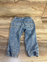 Cat & Jack Denim Drawstring Joggers Blue sz 18m
