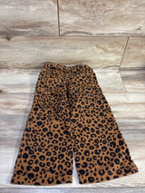 Cat & Jack Leopard Wide Leg Jeans Brown sz 4T