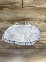 NEW Just One You 2pc Plaid Dress & Bloomers White sz Newborn