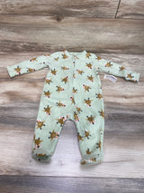 NEW Old Navy Reindeer Blanket Sleeper Green sz 3-6m - Me n Mommy To Be