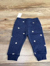 NEW OshKosh Floral Sweatpants Navy sz 12m
