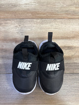 Nike Flex Runner 4 TD 'Black White' Sneakers sz 6c