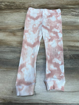 Grayson Collective Tie-Dye Ribbed Leggings Pink sz 3T