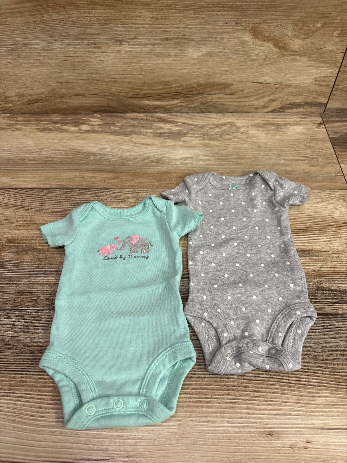 Simple Joys 2pk Bodysuits Blue sz Preemie
