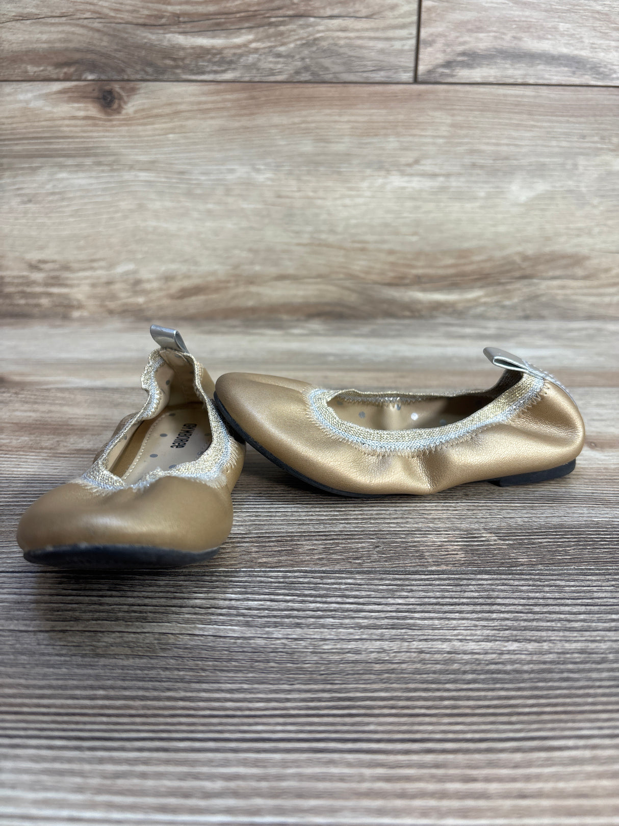 Gymboree Ballet Flats Gold sz 9c