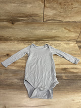 Kyte Baby Bamboo Long Sleeve Bodysuit Blue sz 12-18m