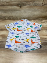 Free Planet Dino Button Up Shirt Blue sz 2T