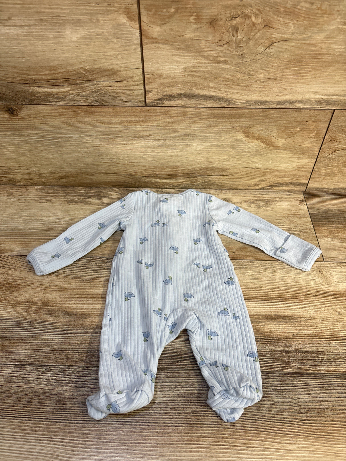 Just One You Ribbed Sleeper Blue sz Newborn
