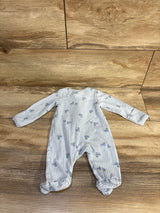 Just One You Ribbed Sleeper Blue sz Newborn