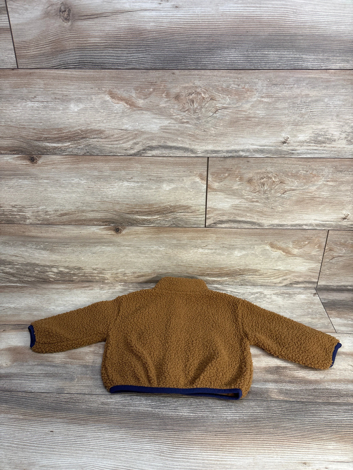 Old Navy Sherpa Full-Zip Jacket Brown sz 12-18m