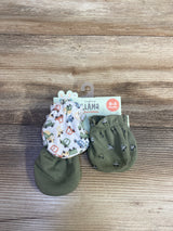 NEW Laughing Llama Mittens 3pk, Green sz 0-3m