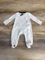 Nike Logo Sleeper White sz Newborn - Me n Mommy To Be