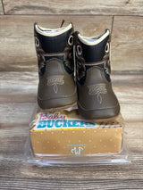 NEW Baby Buckers Twister Boots Brown sz 4c