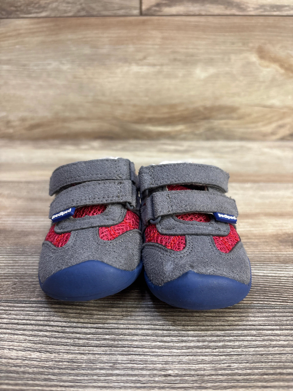 Pediped Gehrig Grip N Go Walking Sneakers Grey sz 4c