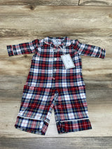 NEW Petite Plume Festive Balmoral Tartan Romper sz 3-6m - Me n Mommy To Be